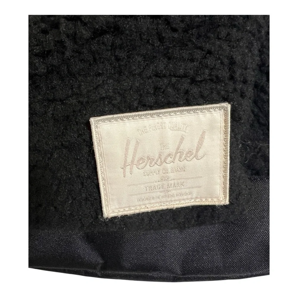 NWT Herschel Black Sherpa Backpack